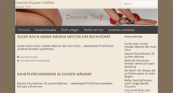 Desktop Screenshot of devotertreff.com